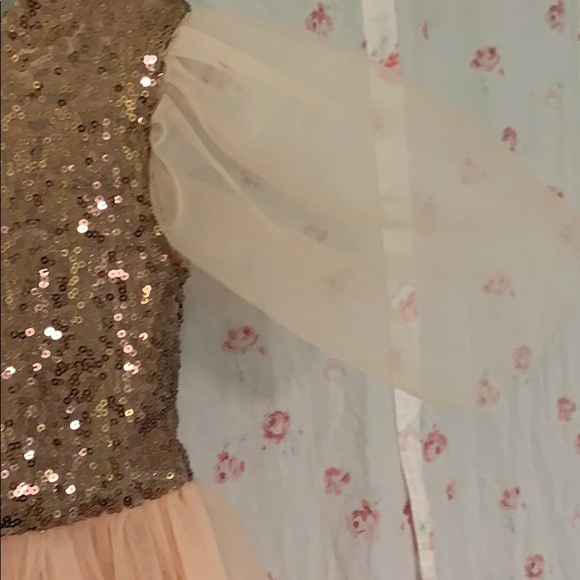 Handmade Formal Sequin Flower Girl Dress - Picture 9 of 11